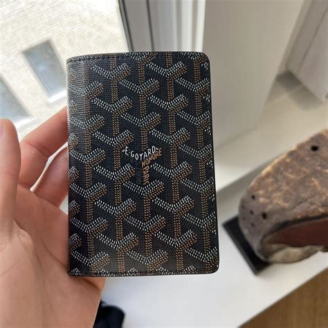 goyard replica passport holder|goyard passport holder black.